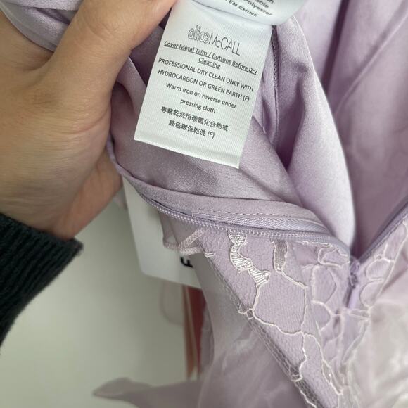 NWT Alice McCall Lilac Valerie Ruffle Lace Pants (Size 0) $350 - Picture 16 of 16